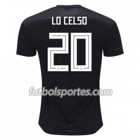 Camisetas Argentina Lo Celso 20 Segunda Equipacion Mundial 2018